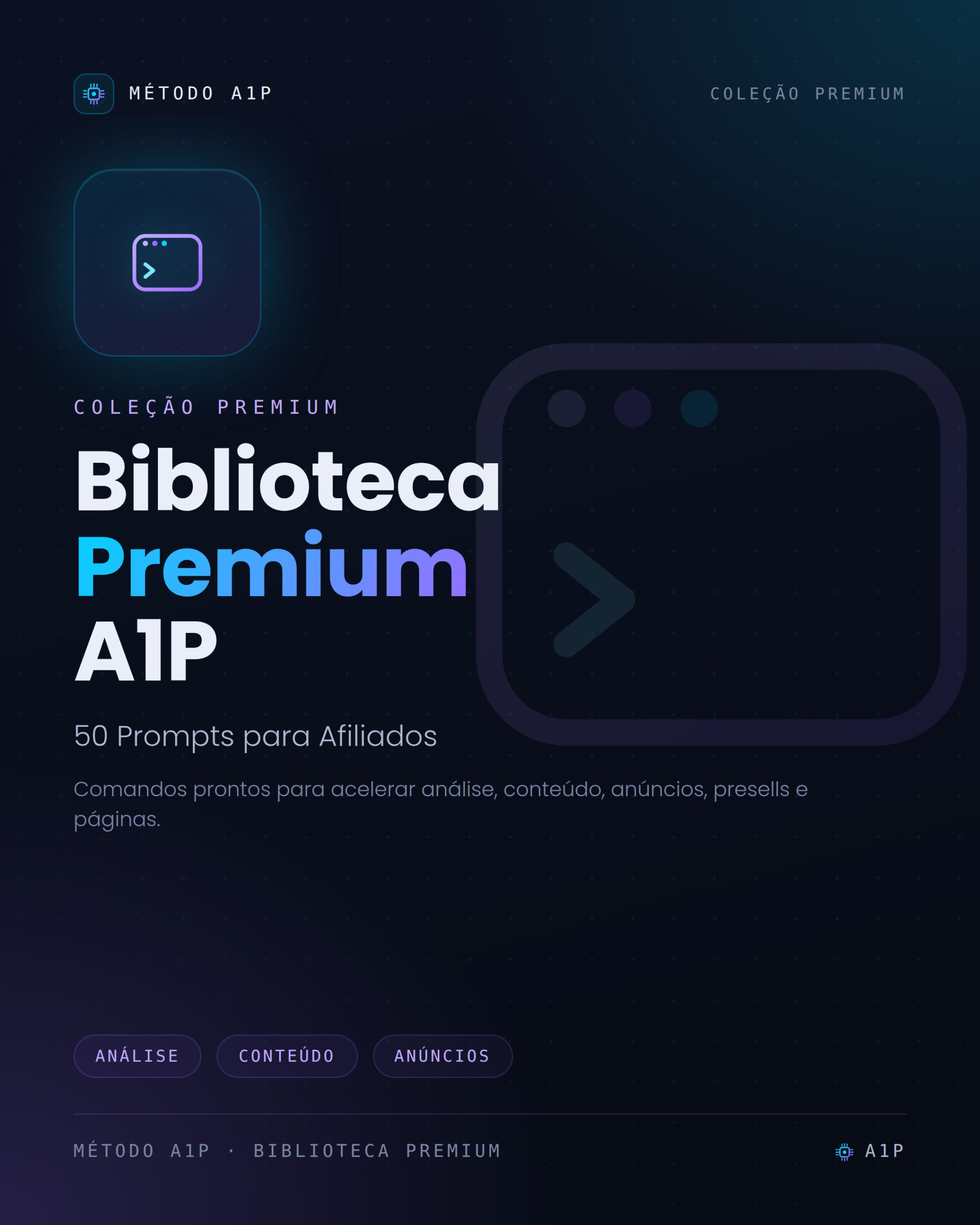 Biblioteca Premium A1P — 50 Prompts para Afiliados